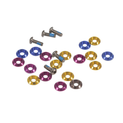 M3 Aluminum Alloy Colorful Countersunk Washer - 20PCS