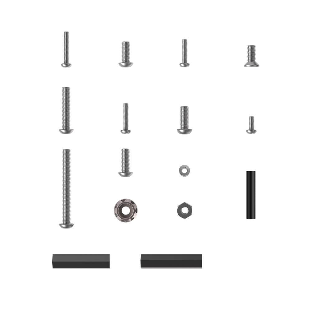 Befestigungsmaterial-Set für Volador II VX5 VX6 VD5 VD6 O4 Rahmen