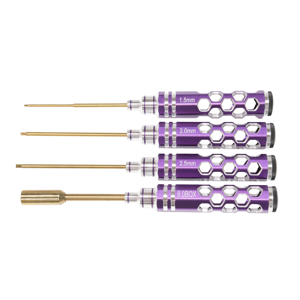 Hex Screw Driver Aluminum Alloy Hollow Tools Kit