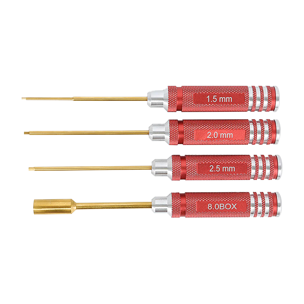 Hex Screw Driver Titanium Wrench Tools Kit