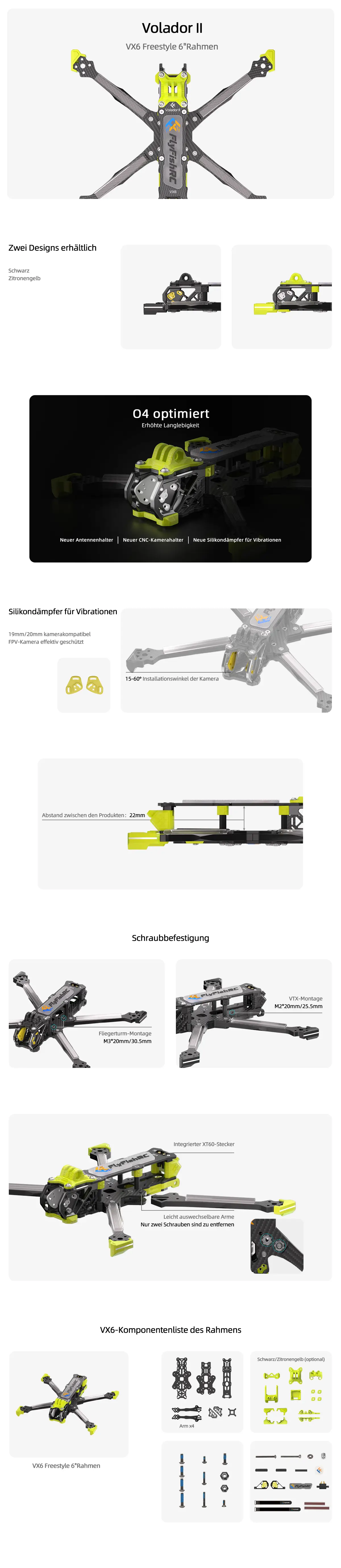 Volador II VX6 O4 Bildunterschriften