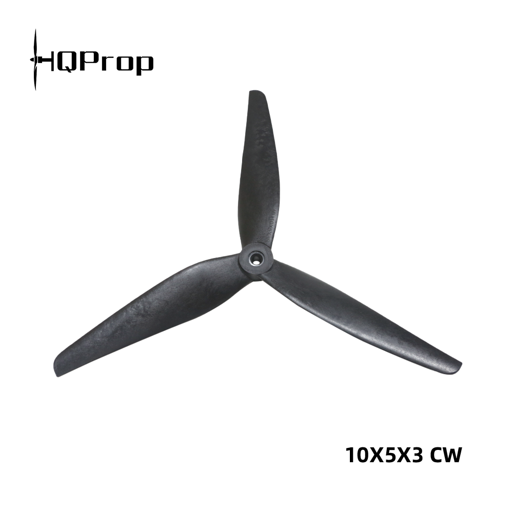 HQ MacroQuad Prop 10X5X3R-CW-Black-Glass Fiber Reinforced Nylon