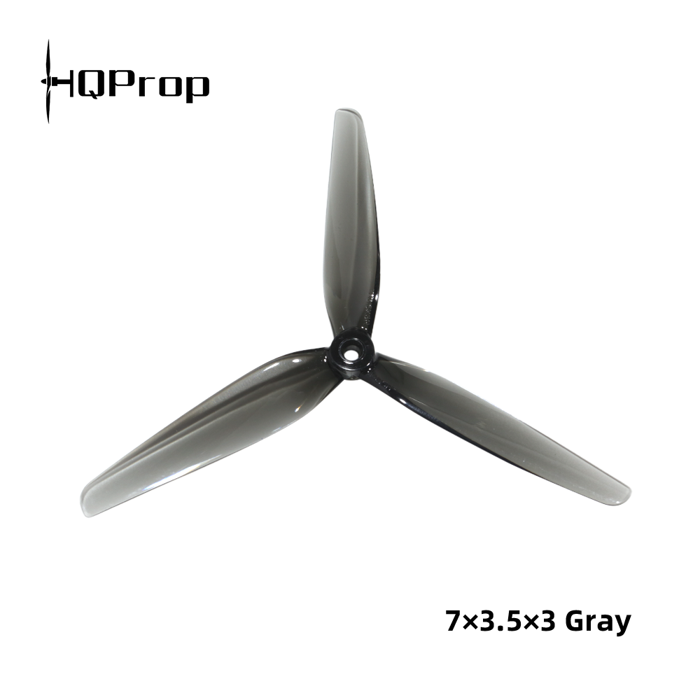 HQProp 7X3.5X3 Gris clair (2CW+2CCW) - Polycarbonate