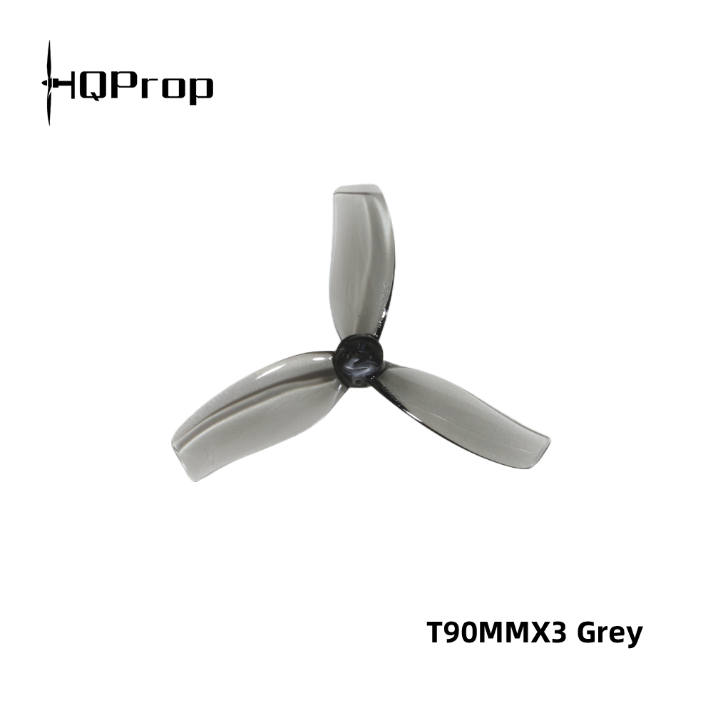 HQProp Duct-T90MMX3 for Cinewhoop Grey (2CW+2CCW)-Poly Carbonate