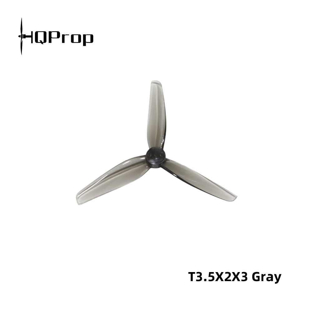 HQProp T3.5X2X3 Grey (2CW+2CCW)-Poly Carbonate