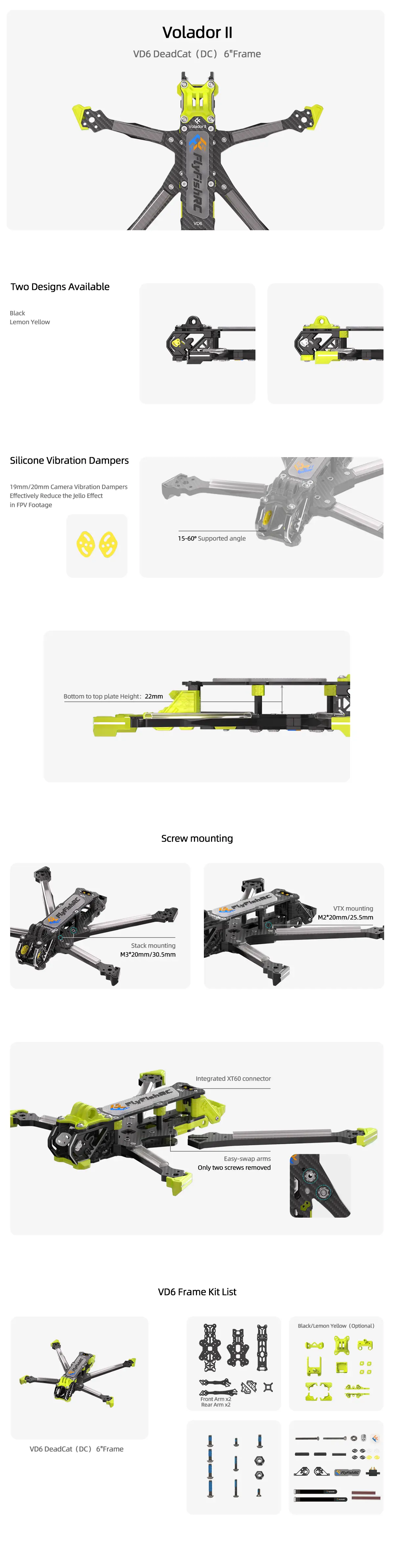 Volador II VD6 O3 Frame Caption