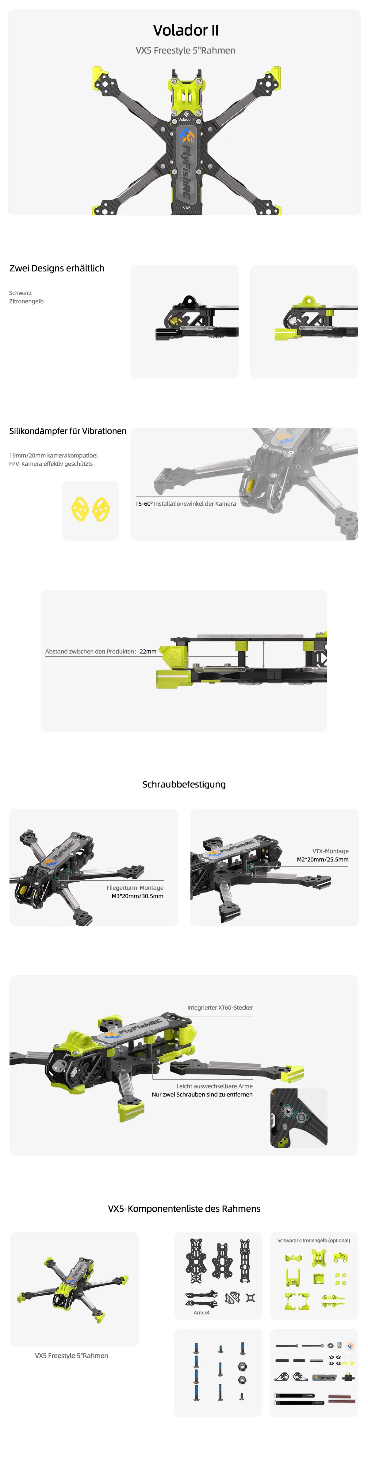 Volador II VX5 O3 Bildunterschriften