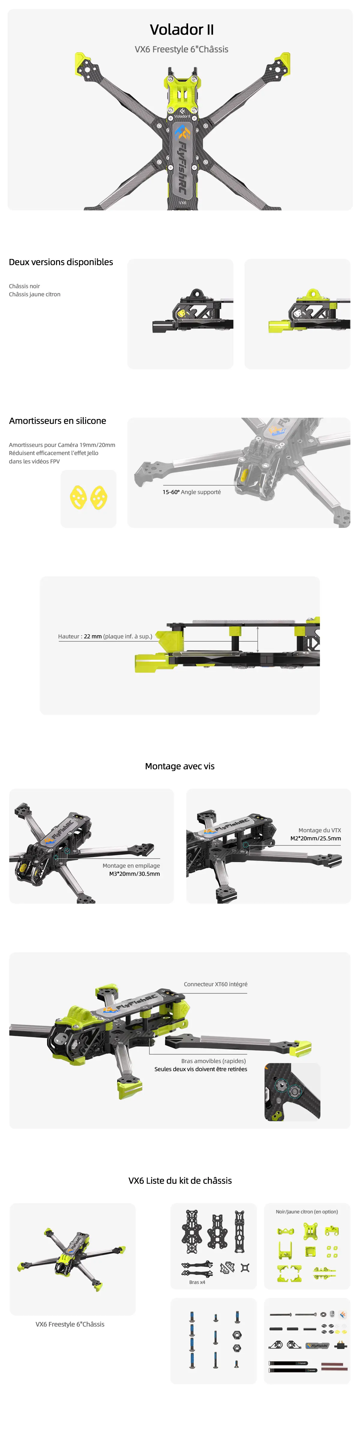 Volador II VX6 O3 Frame Légende